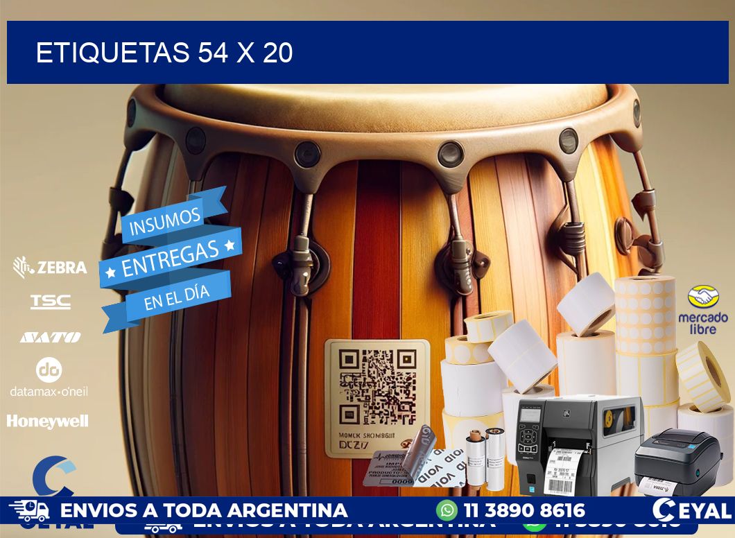 ETIQUETAS 54 x 20