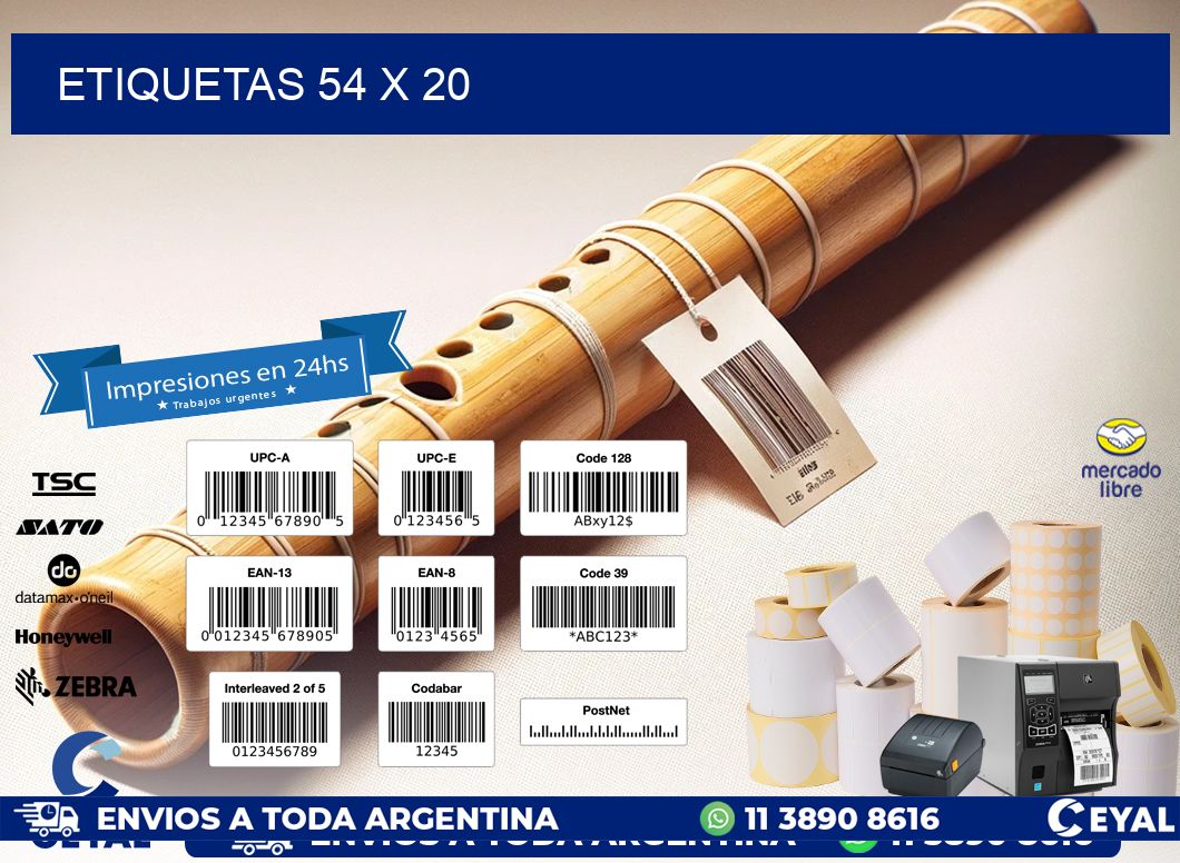 ETIQUETAS 54 x 20