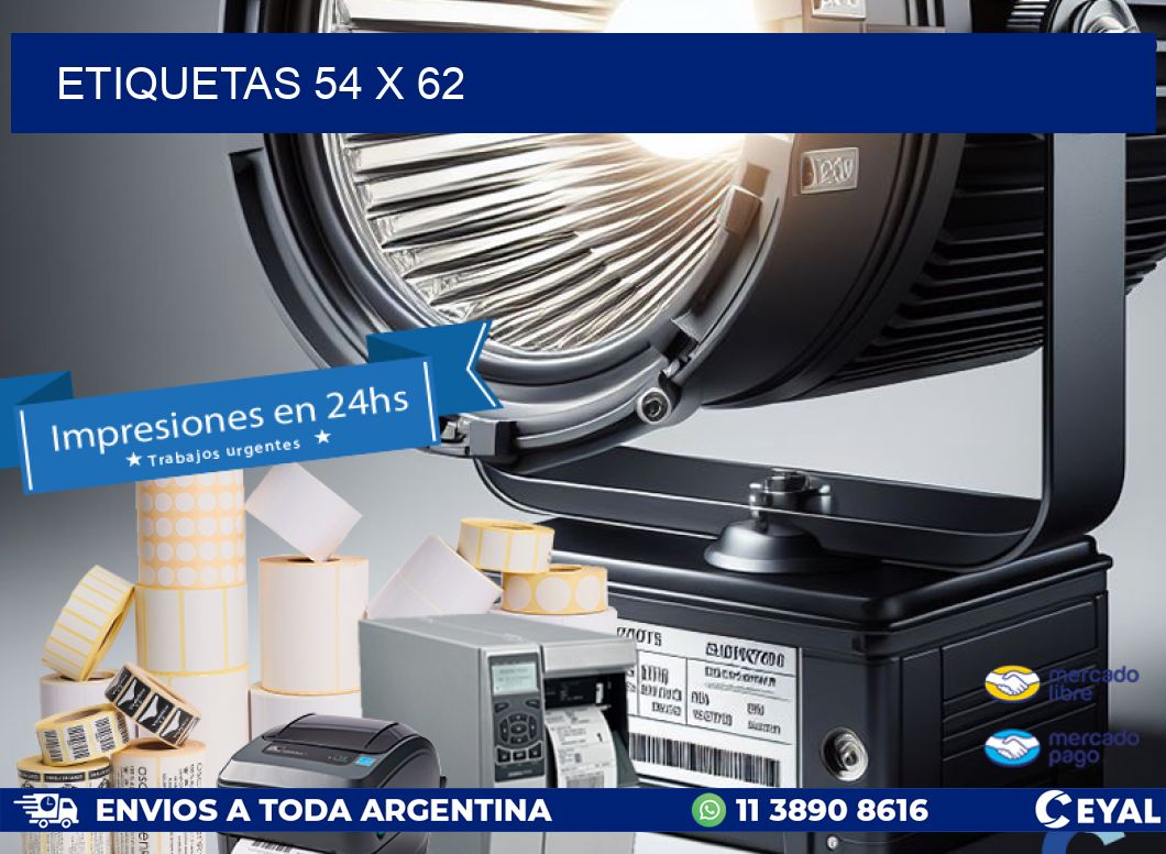 ETIQUETAS 54 x 62