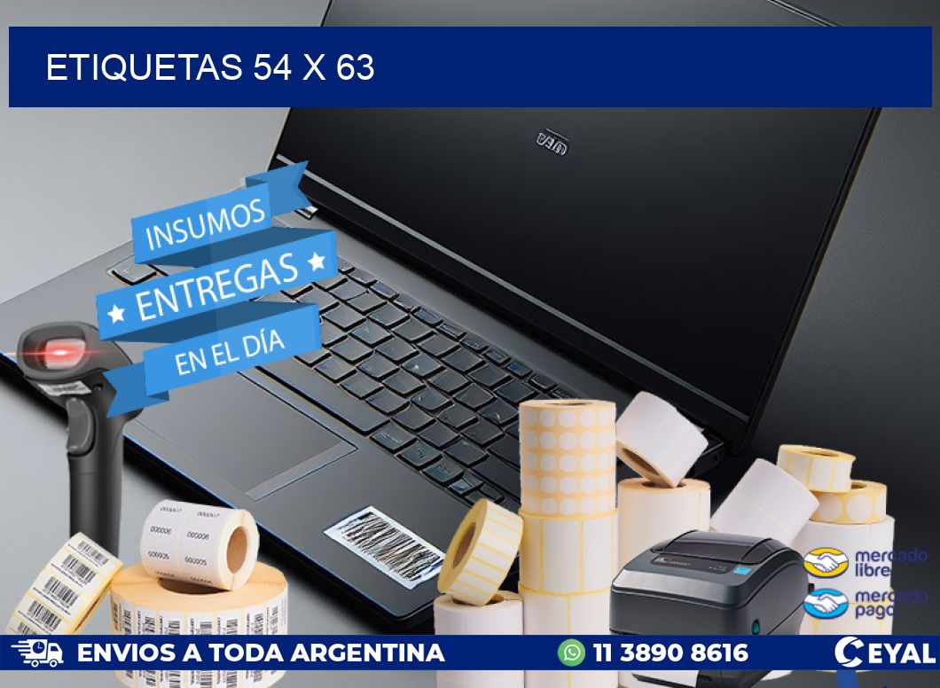 ETIQUETAS 54 x 63