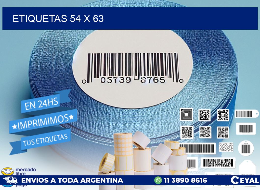 ETIQUETAS 54 x 63