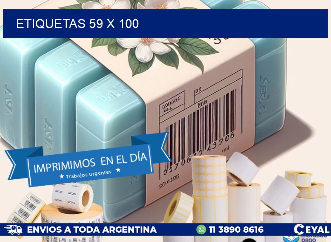 ETIQUETAS 59 x 100