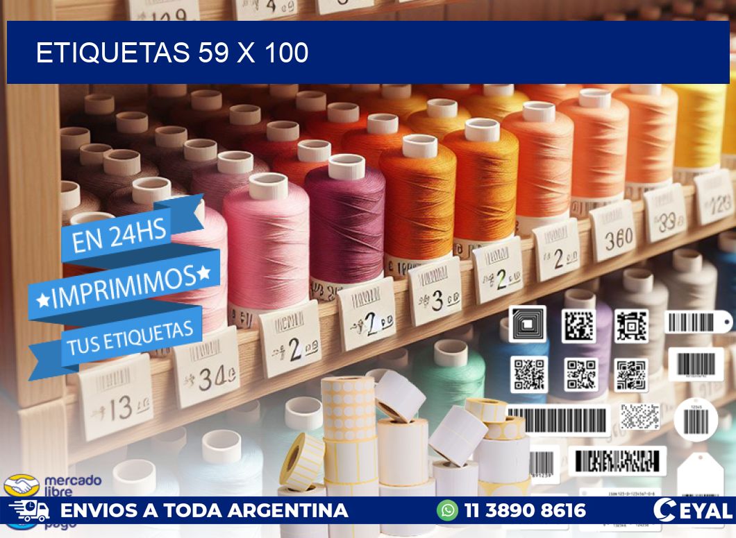 ETIQUETAS 59 x 100