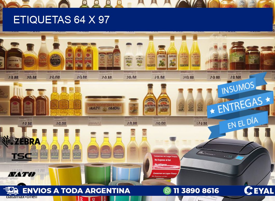 ETIQUETAS 64 x 97