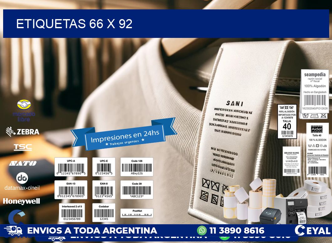 ETIQUETAS 66 x 92