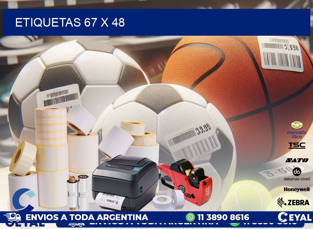 ETIQUETAS 67 x 48
