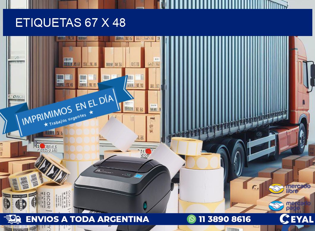 ETIQUETAS 67 x 48