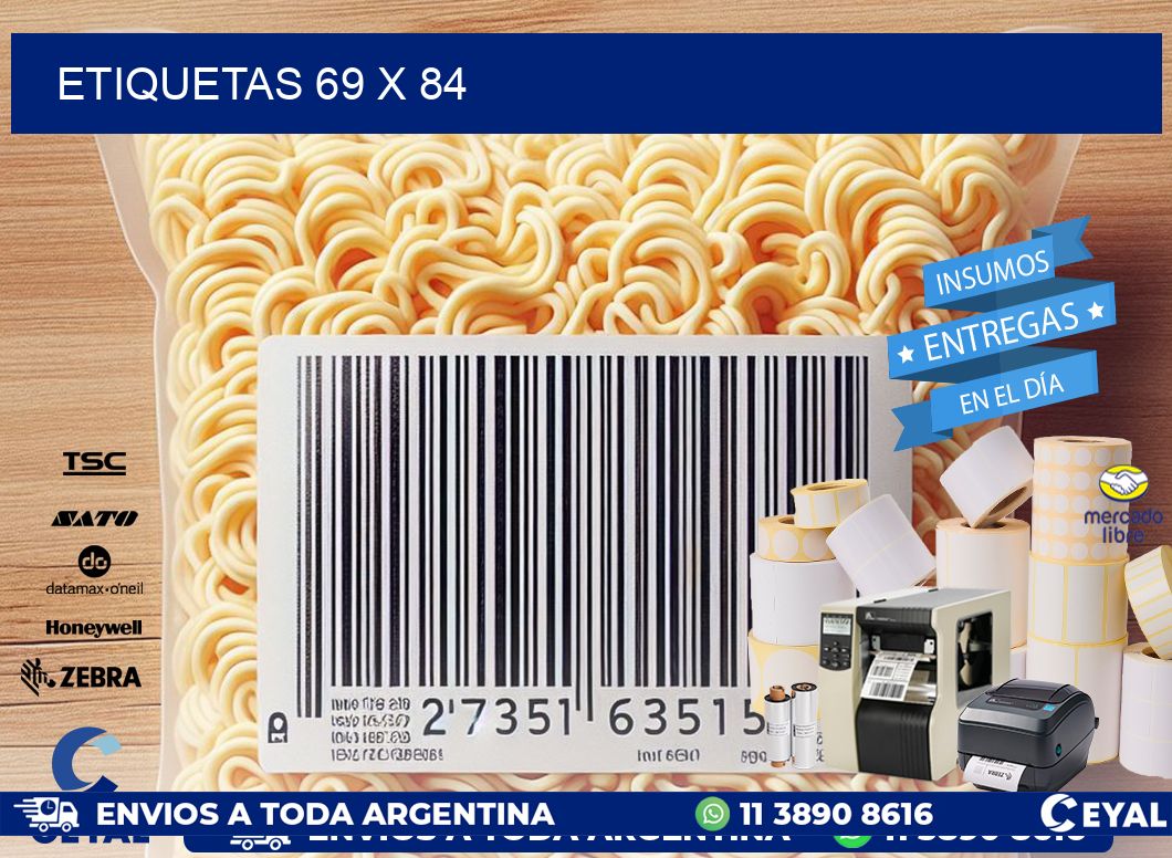ETIQUETAS 69 x 84