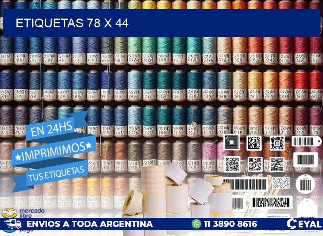 ETIQUETAS 78 x 44