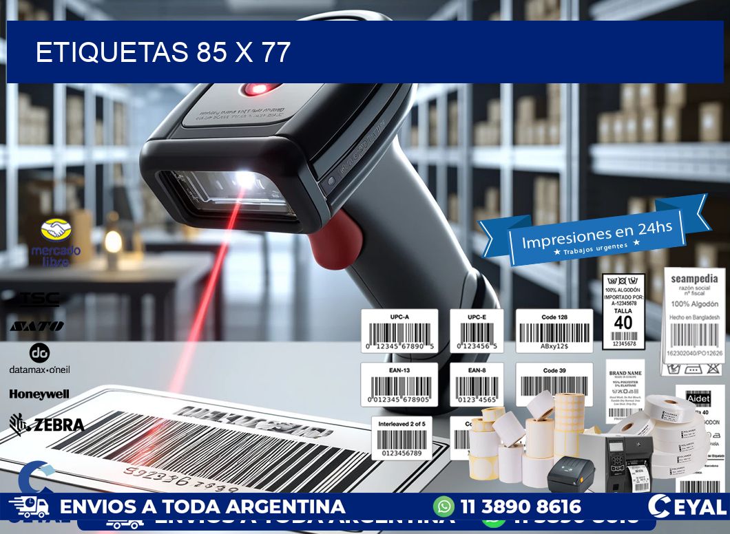 ETIQUETAS 85 x 77