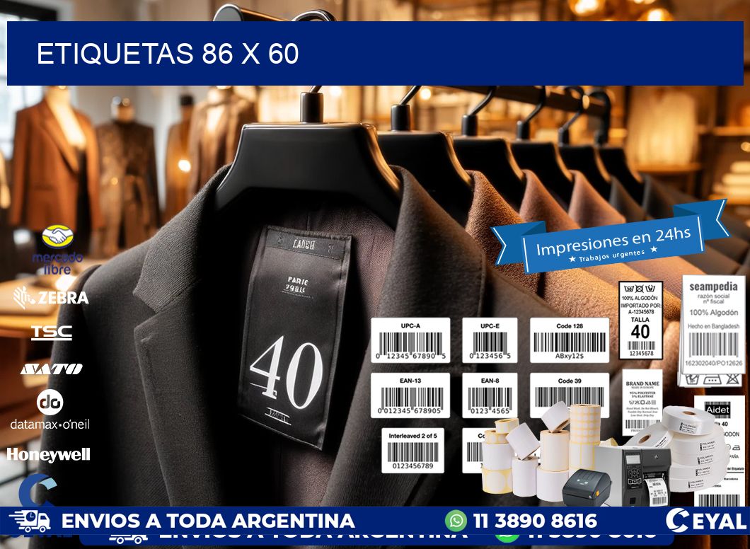 ETIQUETAS 86 x 60