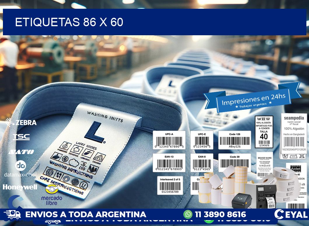 ETIQUETAS 86 x 60