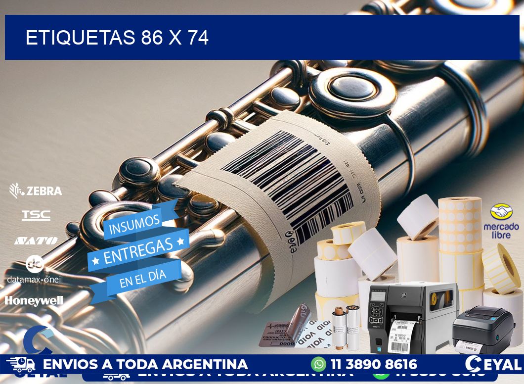 ETIQUETAS 86 x 74