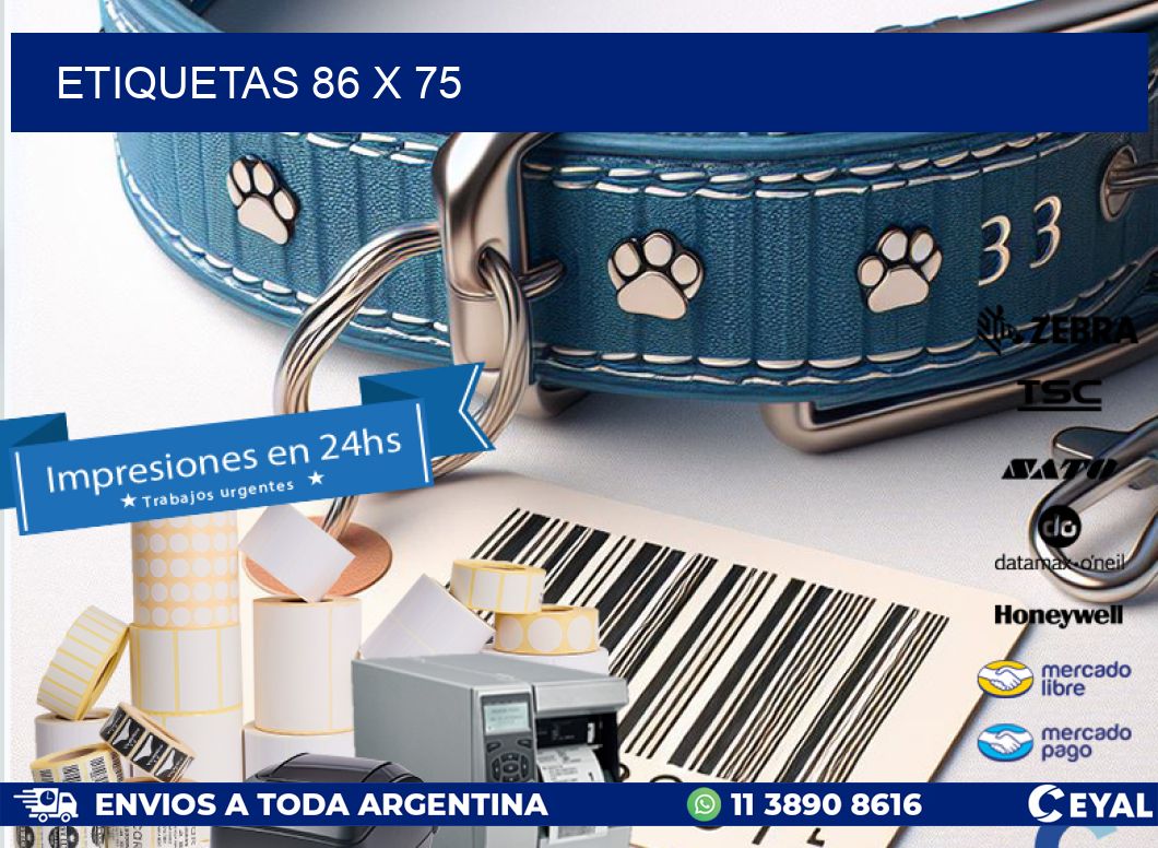 ETIQUETAS 86 x 75