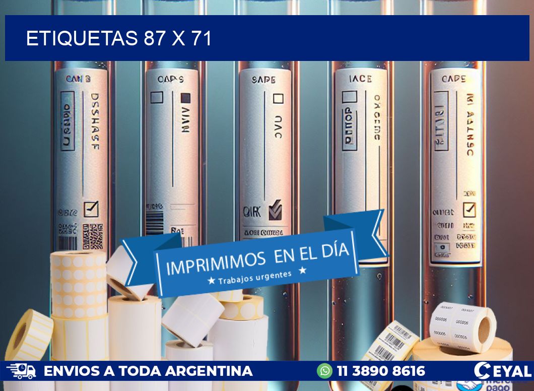 ETIQUETAS 87 x 71