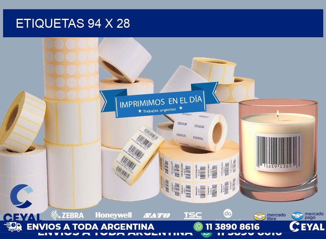 ETIQUETAS 94 x 28