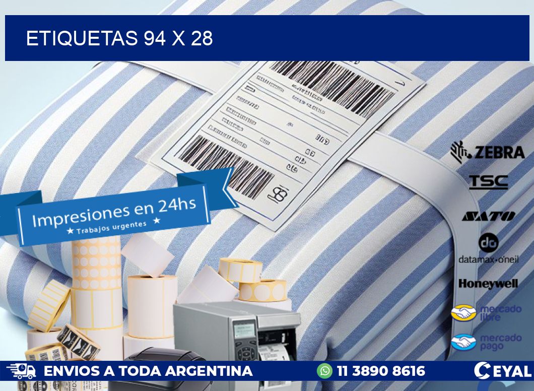 ETIQUETAS 94 x 28