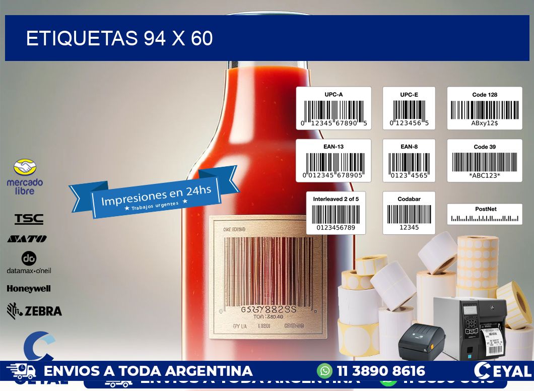 ETIQUETAS 94 x 60