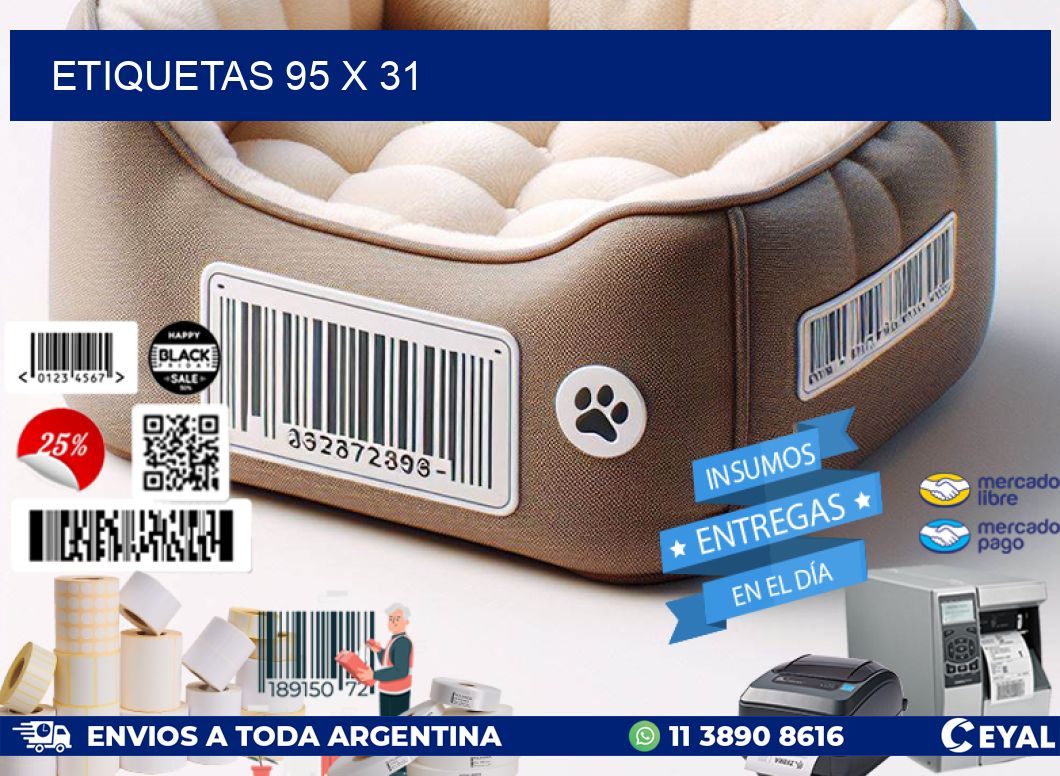 ETIQUETAS 95 x 31