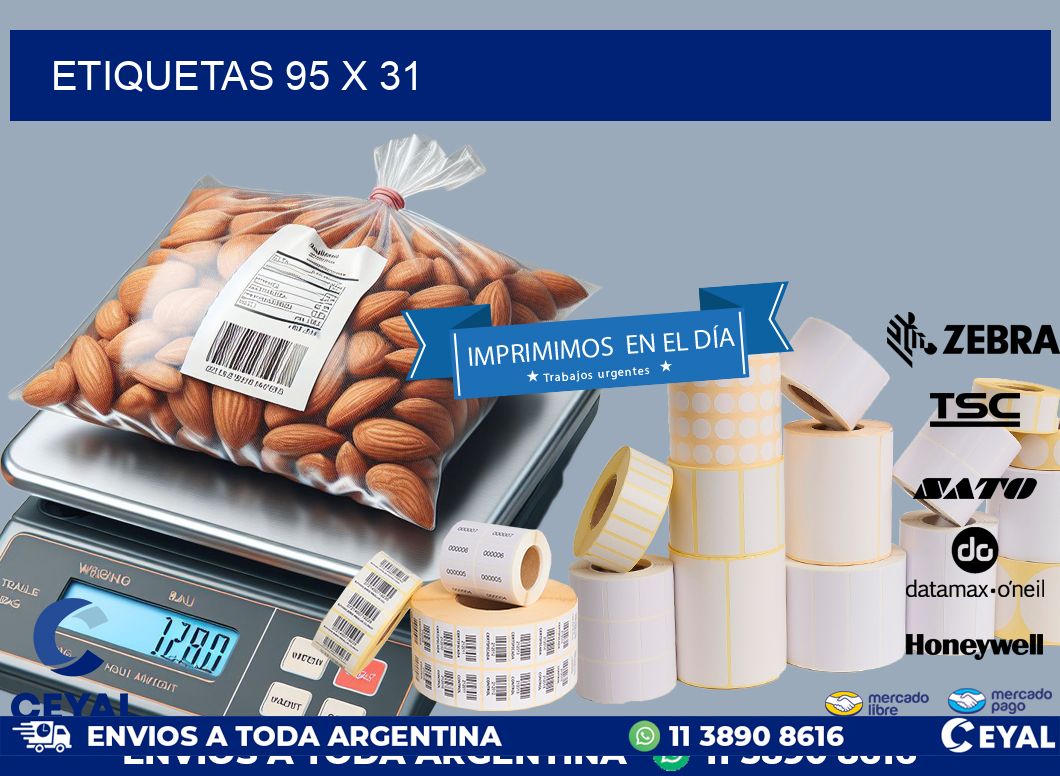 ETIQUETAS 95 x 31