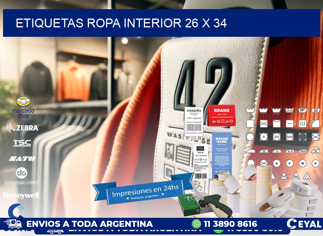 ETIQUETAS ROPA INTERIOR 26 x 34