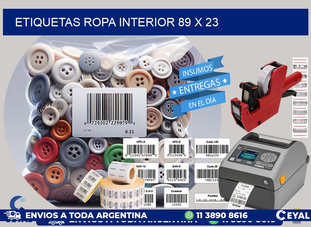 ETIQUETAS ROPA INTERIOR 89 x 23
