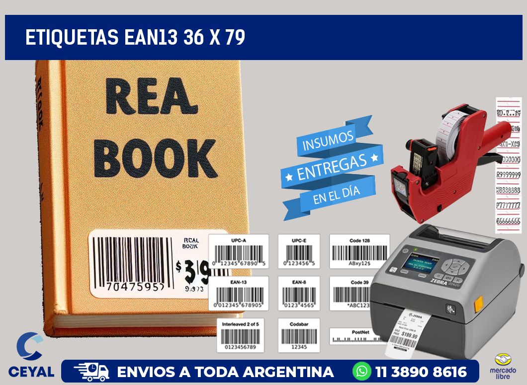 ETIQUETAS EAN13 36 x 79