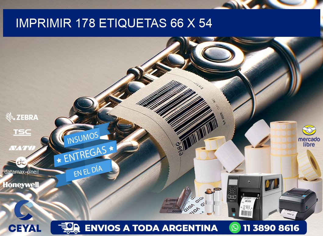 IMPRIMIR 178 ETIQUETAS 66 x 54