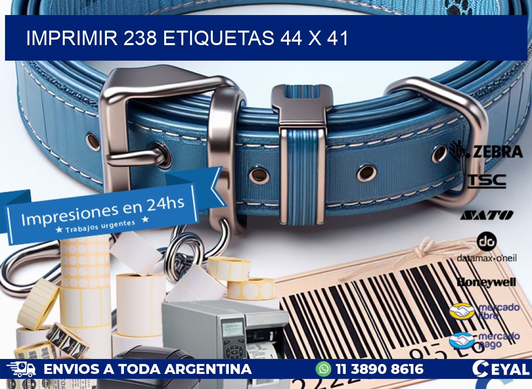 IMPRIMIR 238 ETIQUETAS 44 x 41