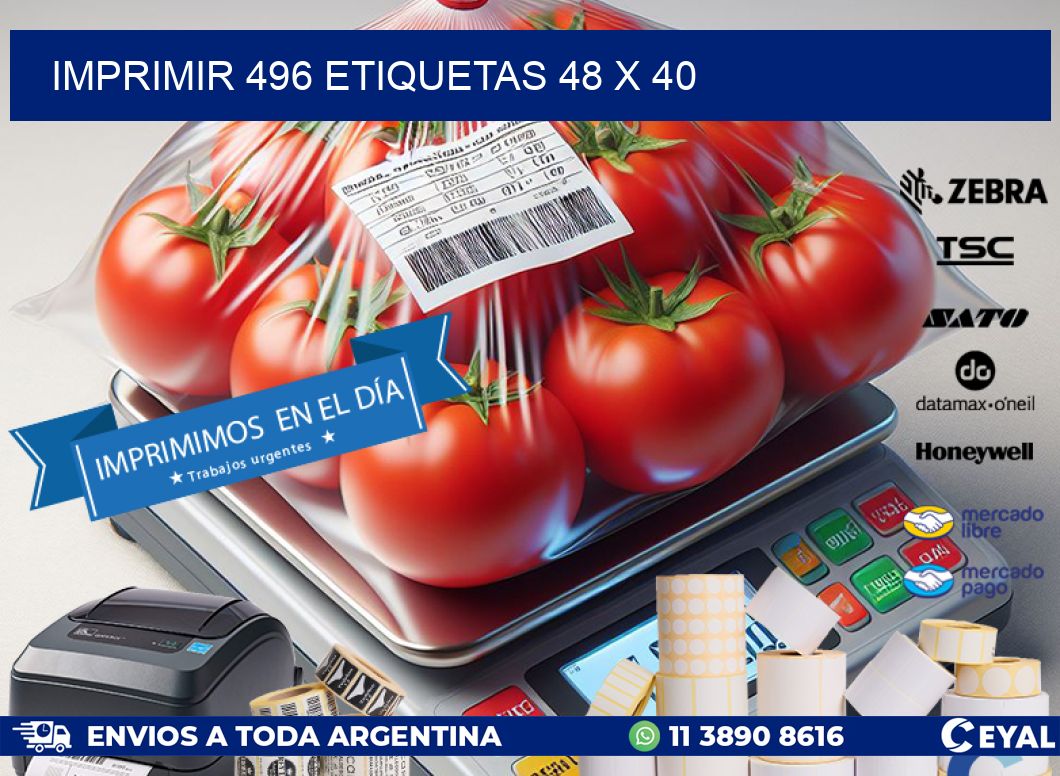IMPRIMIR 496 ETIQUETAS 48 x 40
