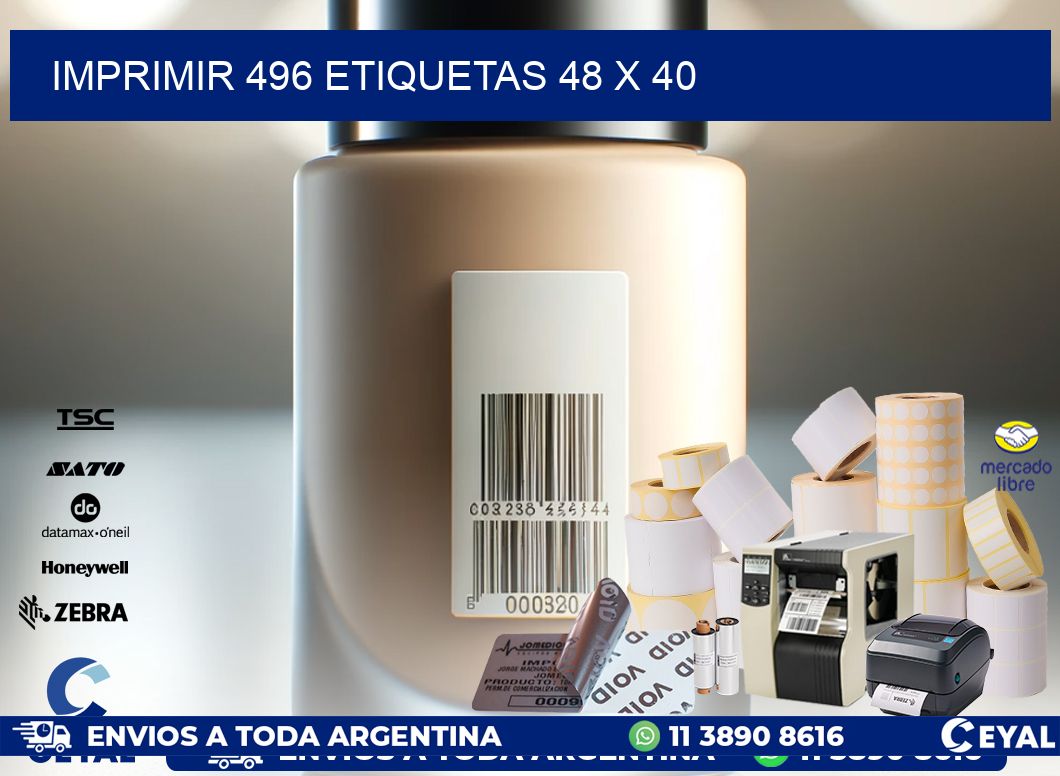 IMPRIMIR 496 ETIQUETAS 48 x 40