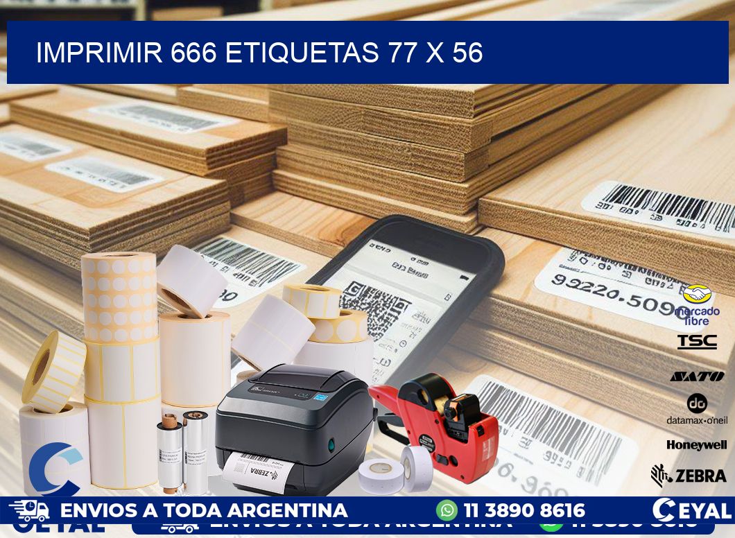 IMPRIMIR 666 ETIQUETAS 77 x 56