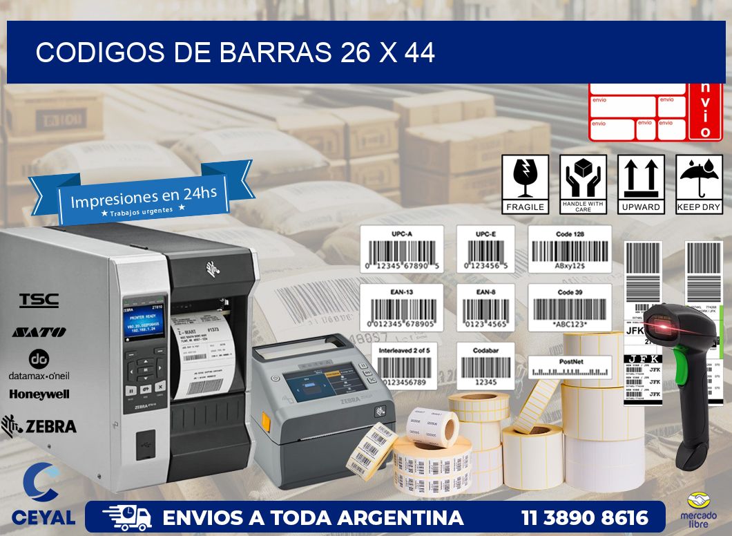 codigos de barras 26 x 44