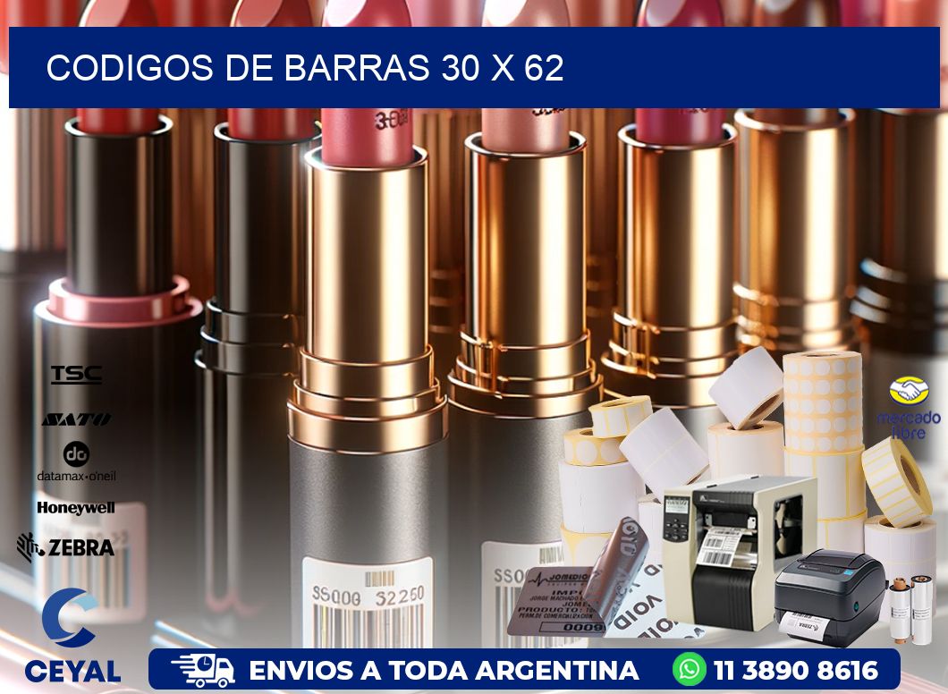 codigos de barras 30 x 62