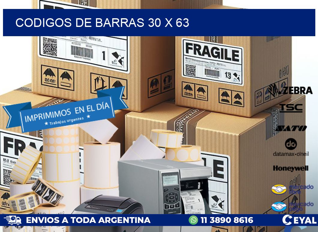 codigos de barras 30 x 63