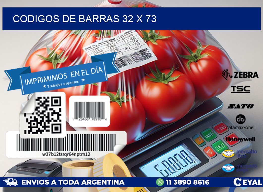 codigos de barras 32 x 73