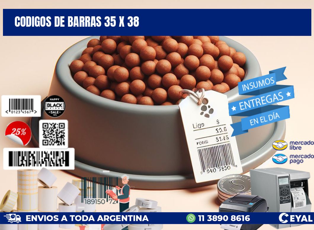 codigos de barras 35 x 38