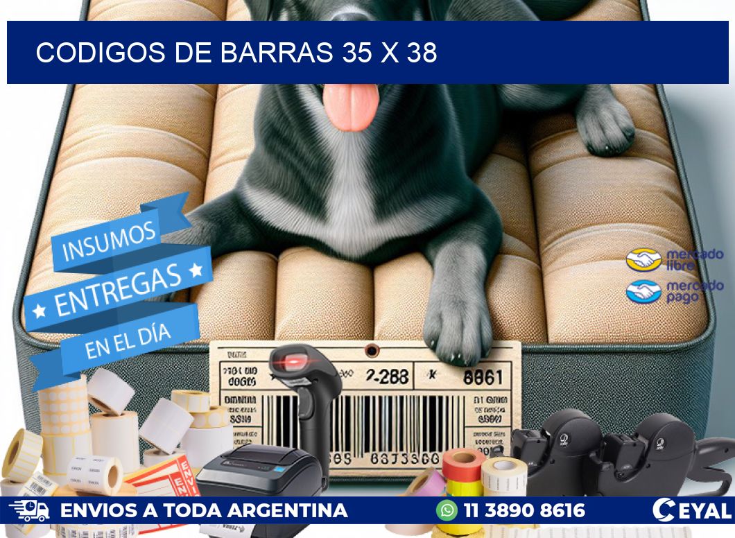 codigos de barras 35 x 38