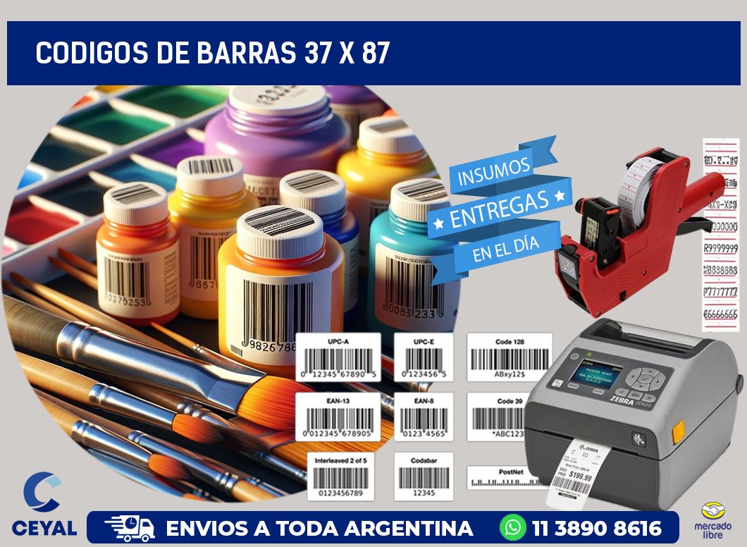 codigos de barras 37 x 87
