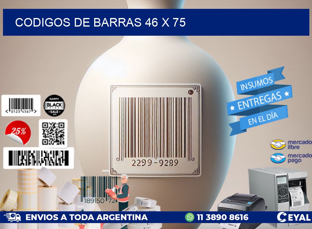 codigos de barras 46 x 75