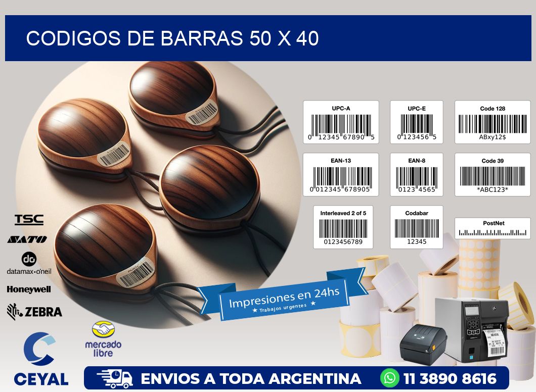 codigos de barras 50 x 40