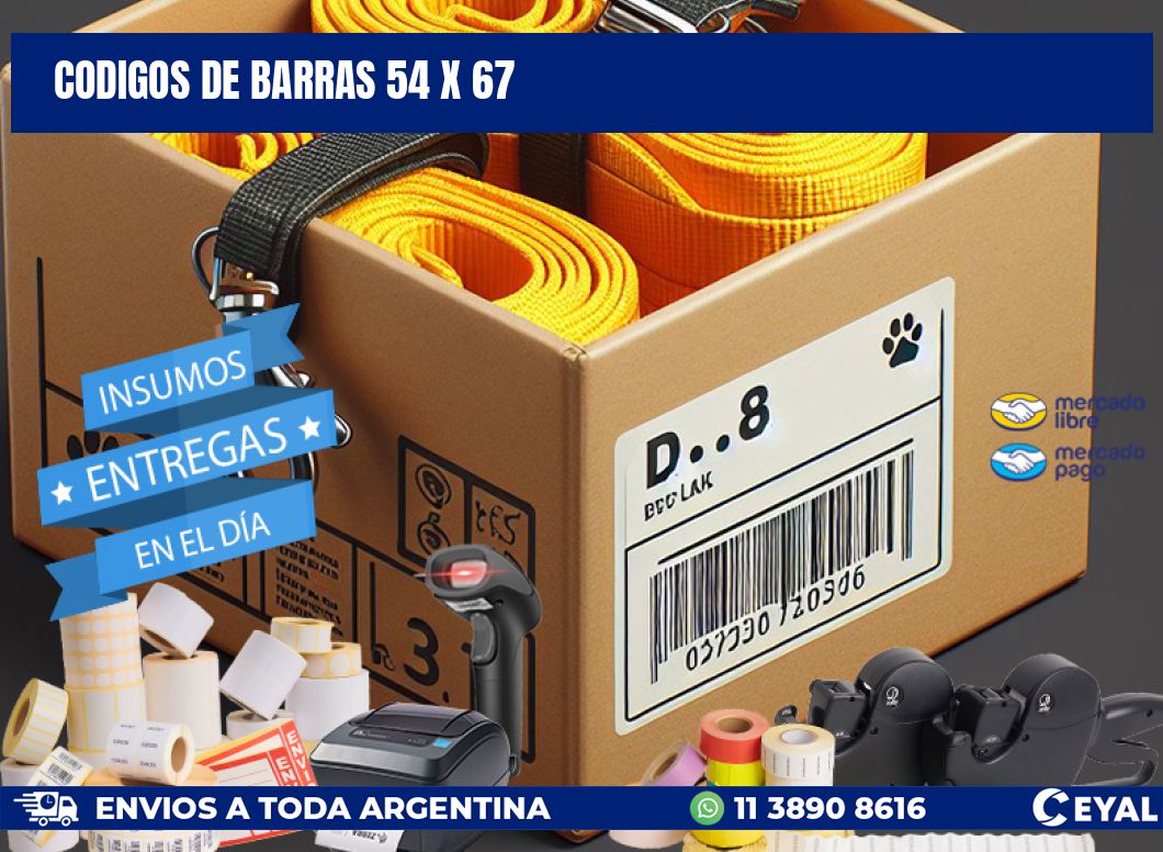 codigos de barras 54 x 67