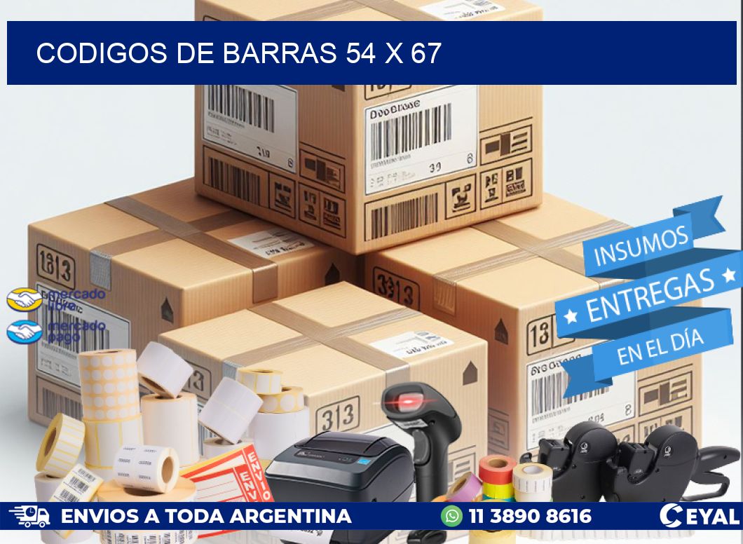 codigos de barras 54 x 67