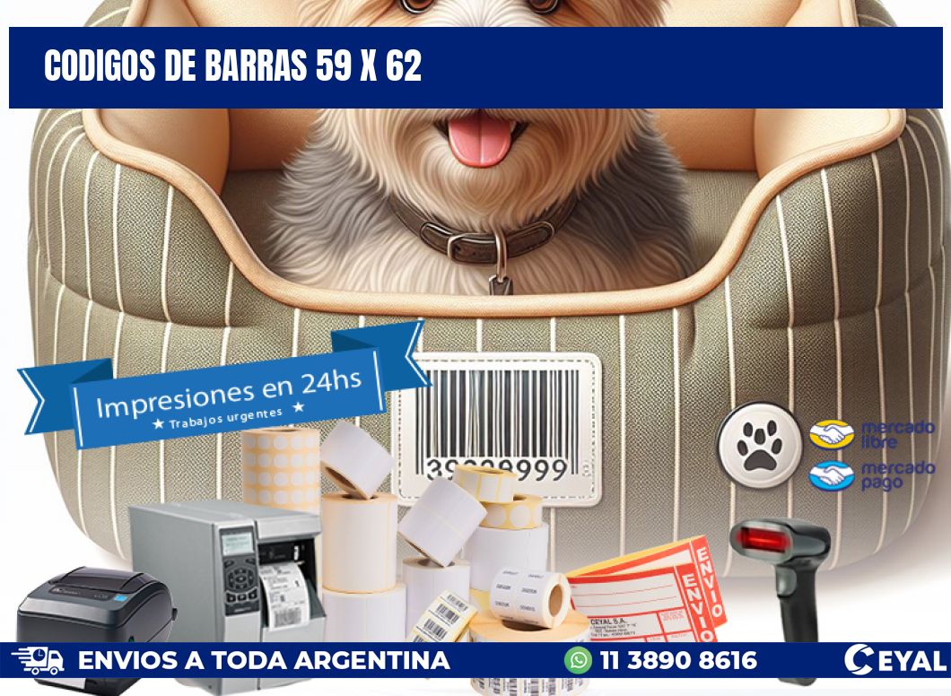 codigos de barras 59 x 62