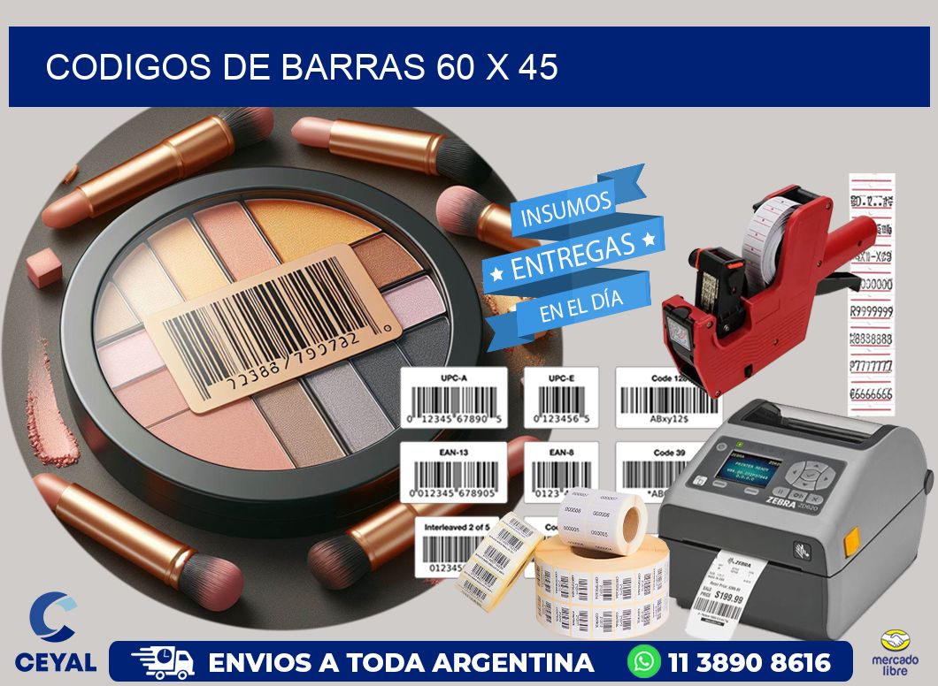 codigos de barras 60 x 45