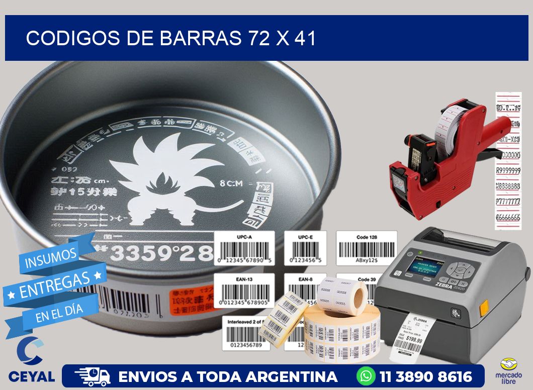 codigos de barras 72 x 41