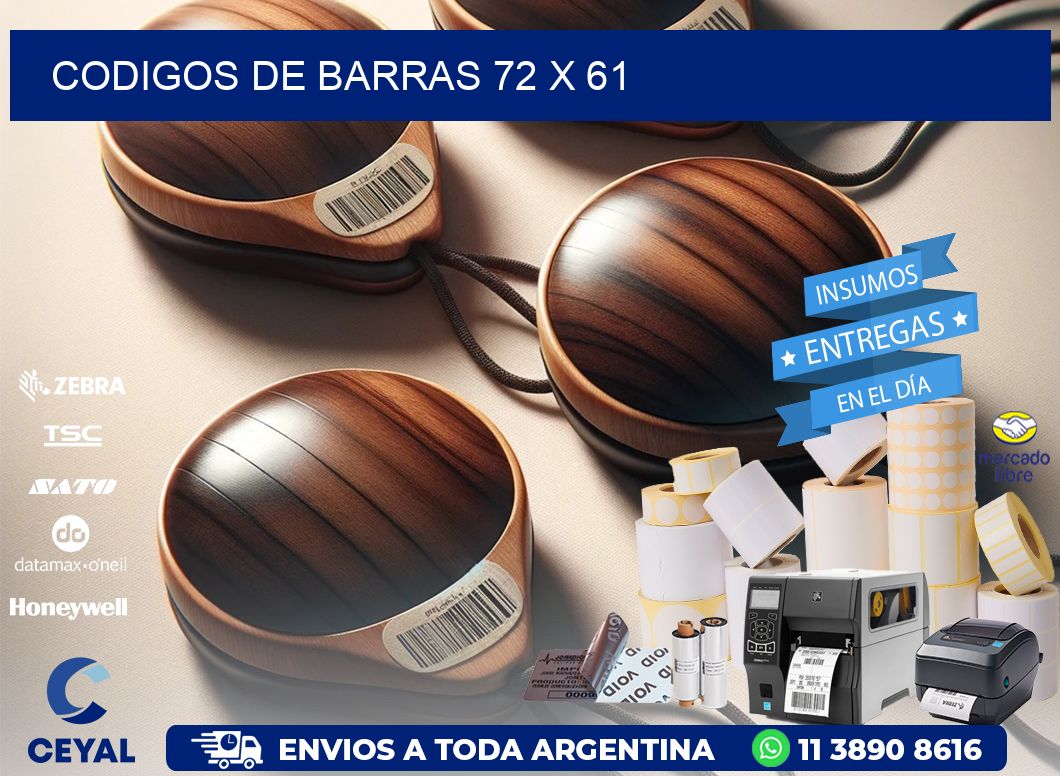 codigos de barras 72 x 61