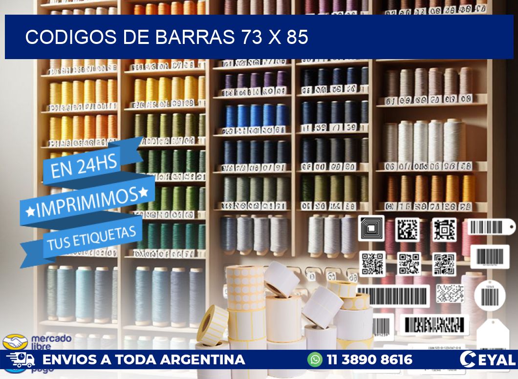 codigos de barras 73 x 85