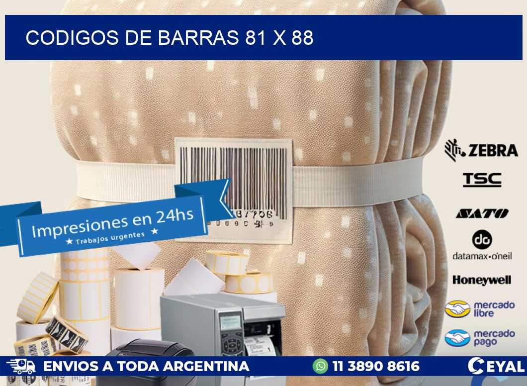 codigos de barras 81 x 88