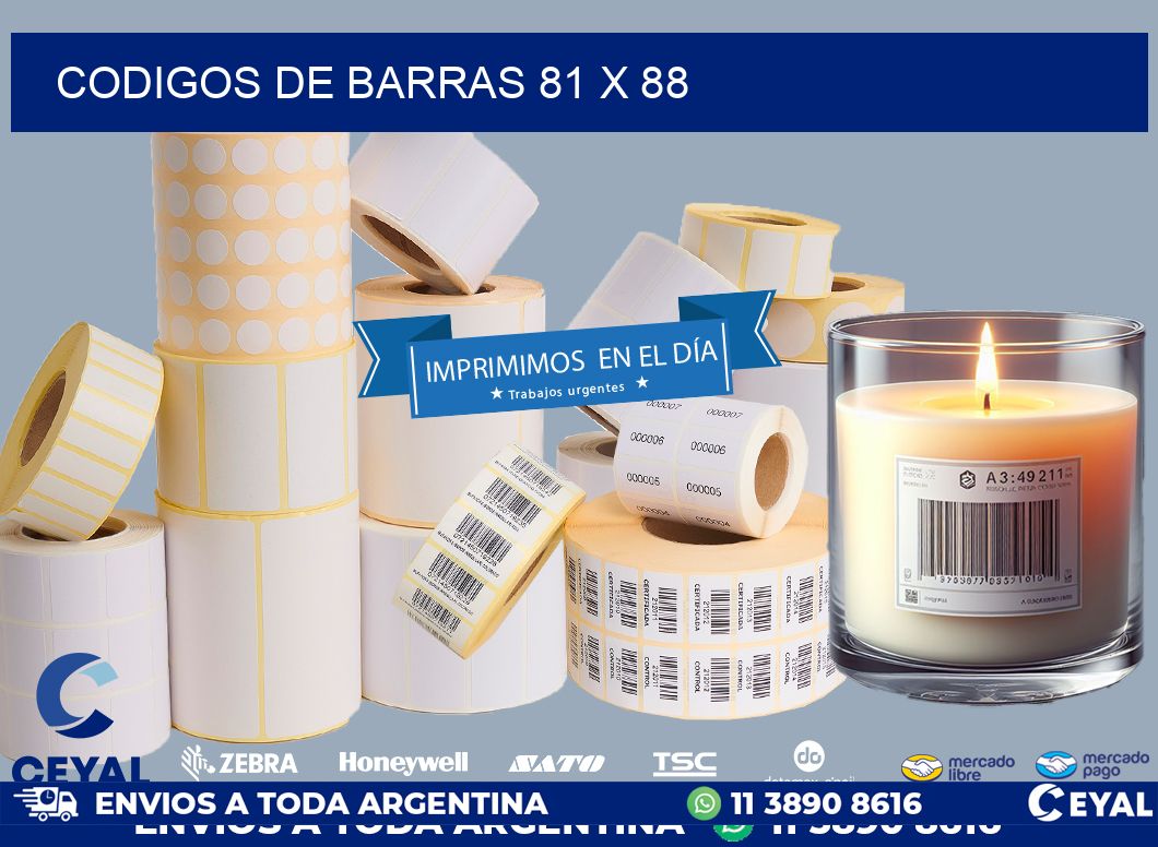 codigos de barras 81 x 88